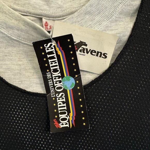 Vintage 1994 Vancouver Grizzlies Basketball NBA Teal Blue T-Shirt Ravens Mens XL - Picture 7 of 15